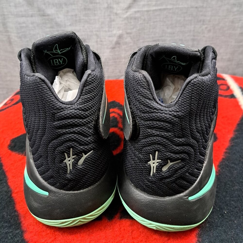Size 12 Nike Kyrie 2 Green Glow Black Men's Basketball Shoes 819583-007 - Picture 5 of 14
